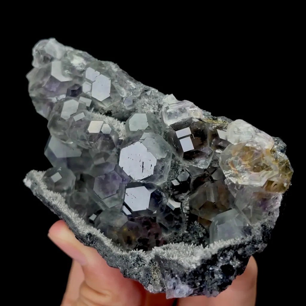 Natural Tanzanite Fluorite Mineral Specimen,High Quality Specimen,FUJIAN,CHINA(92*53*30mm) - image 5