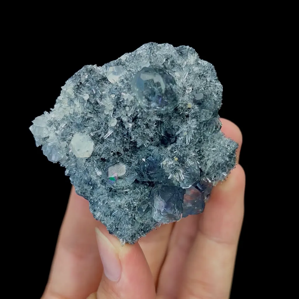 Natural Tanzanite Fluorite Mineral Specimen,High Quality Specimen,FUJIAN,CHINA(92*55*35mm) - image 3