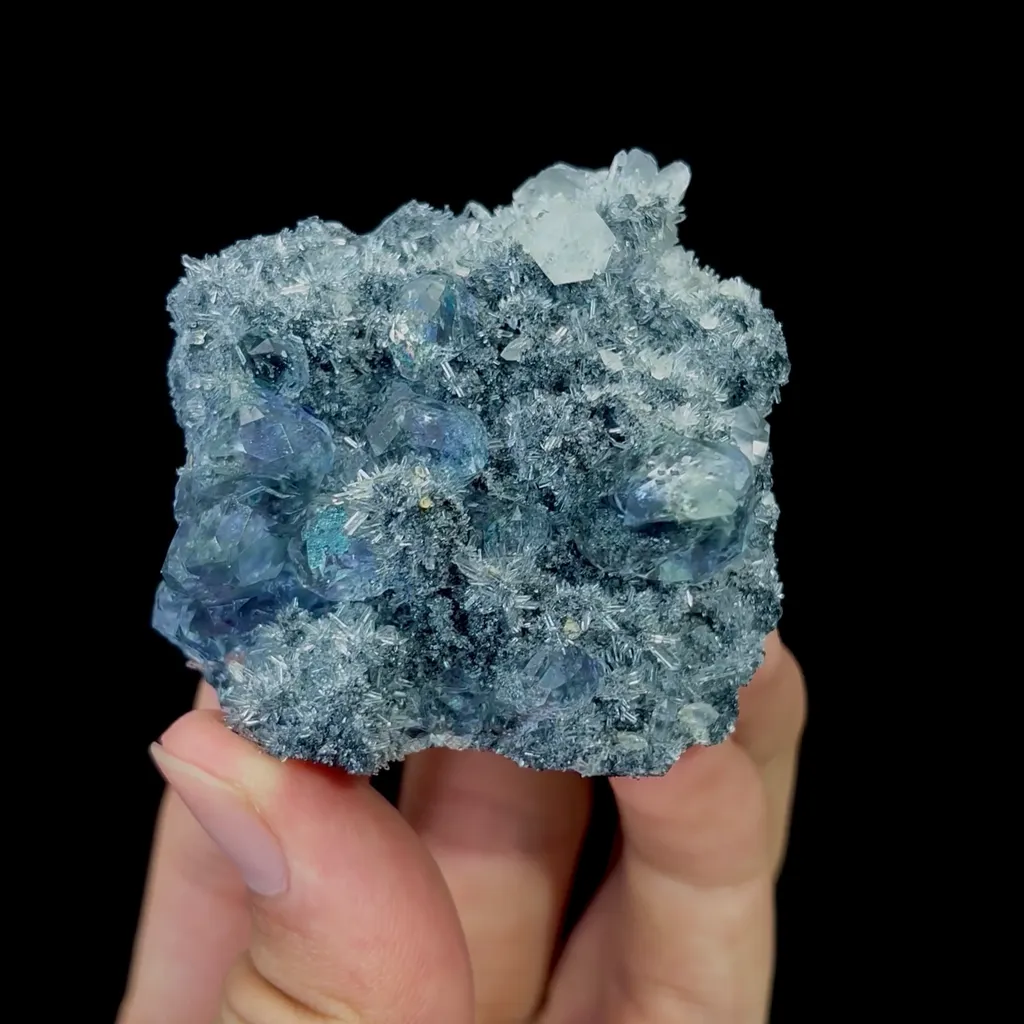 Natural Tanzanite Fluorite Mineral Specimen,High Quality Specimen,FUJIAN,CHINA(92*55*35mm) - image 5