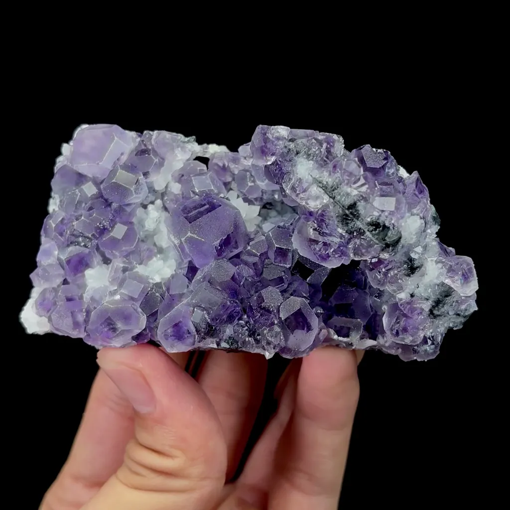 Natural Tanzanite Fluorite Mineral Specimen,High Quality Specimen,FUJIAN,CHINA(94*49*31mm) - image 4