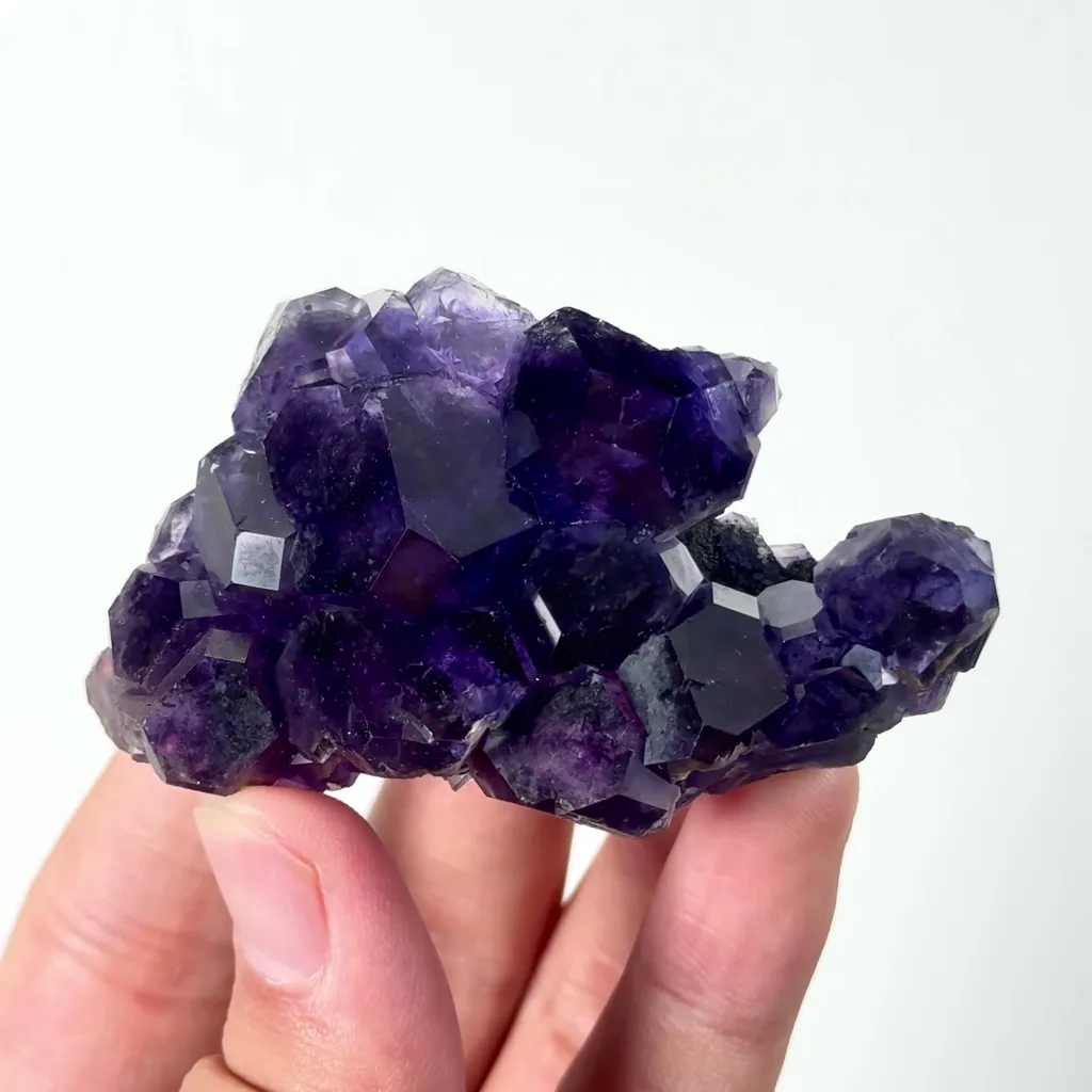 Natural Tanzanite Fluorite Mineral Specimen,High Quality Specimen,QUANZHOU,FUJIAN,CHINA(70*39*29mm) - image 4