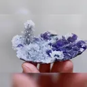 Natural Tanzanite Fluorite & Quartz, Mineral Specimen: Fujian,China (90*50*40mm) - image 3
