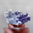 Natural Tanzanite Fluorite & Quartz, Mineral Specimen: Fujian,China (90*50*40mm) - image 5