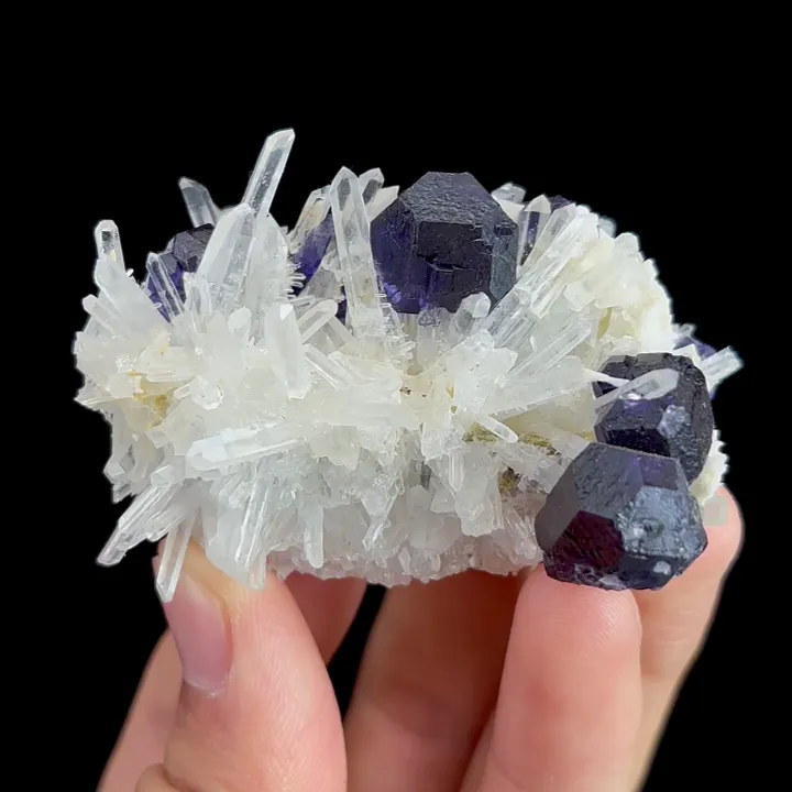 Natural Tanzanite,Cluster Mineral Specimen:HUNAN (63*40*40mm) image