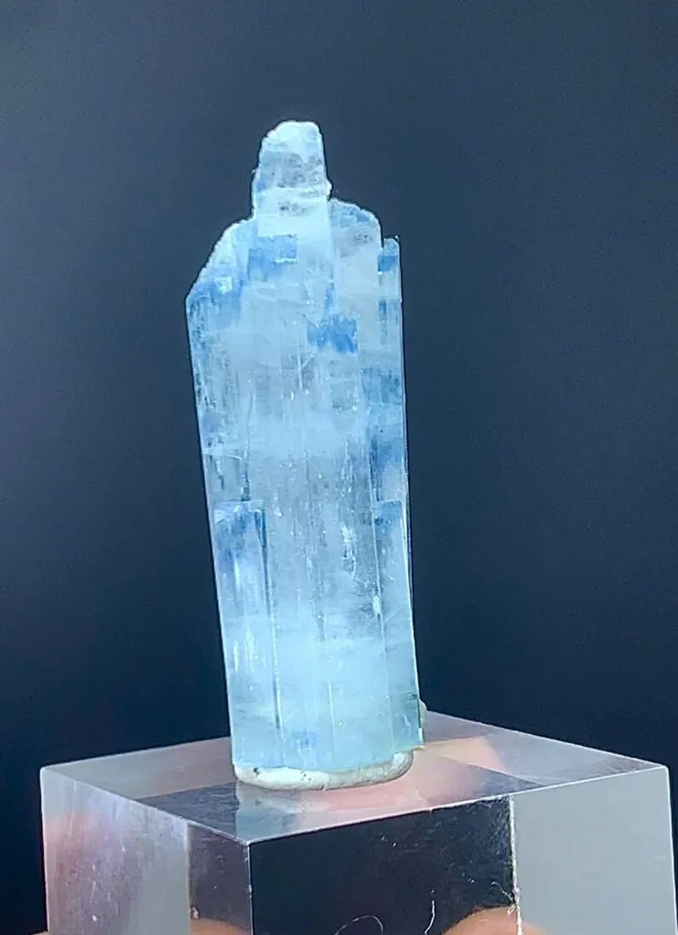 Natural Terminated Aquamarine Crystal Cluster, Aquamarine Specimen, Aquamarine Raw Aquamarine, Minerals Specimen From Shigar Pakistan - image 6