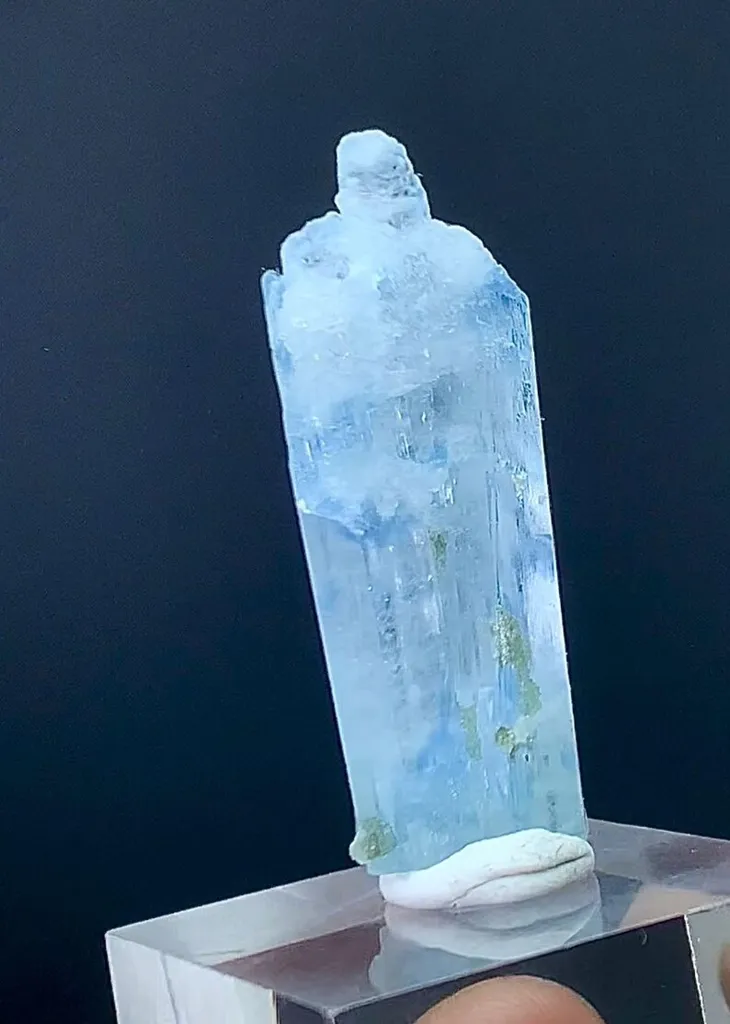 Natural Terminated Aquamarine Crystal Cluster, Aquamarine Specimen, Aquamarine Raw Aquamarine, Minerals Specimen From Shigar Pakistan - image 8