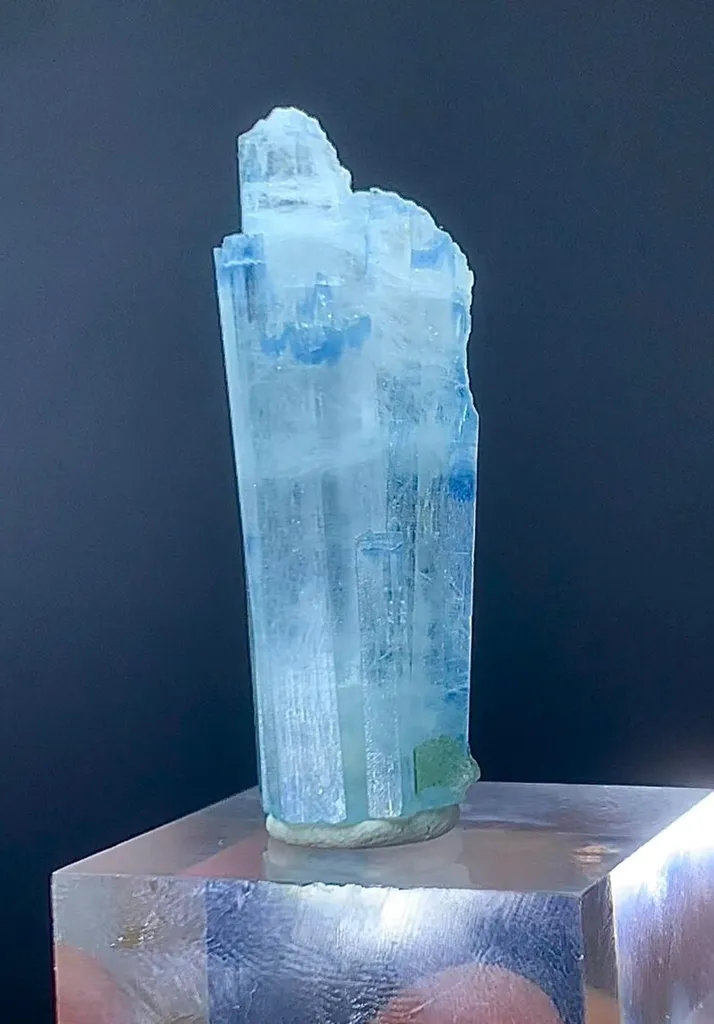 Natural Terminated Aquamarine Crystal Cluster, Aquamarine Specimen, Aquamarine Raw Aquamarine, Minerals Specimen From Shigar Pakistan - image 7