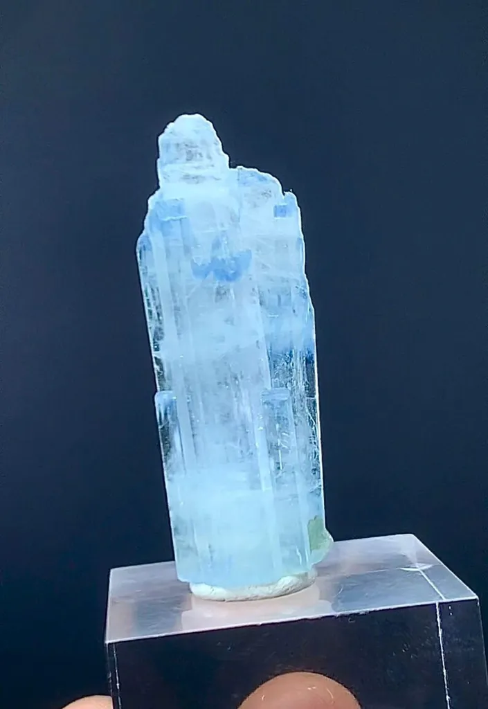 Natural Terminated Aquamarine Crystal Cluster, Aquamarine Specimen, Aquamarine Raw Aquamarine, Minerals Specimen From Shigar Pakistan - image 5