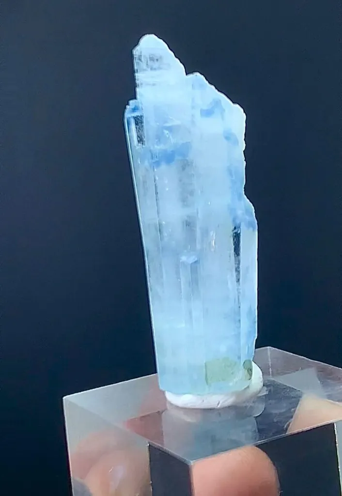 Natural Terminated Aquamarine Crystal Cluster, Aquamarine Specimen, Aquamarine Raw Aquamarine, Minerals Specimen From Shigar Pakistan - image 3