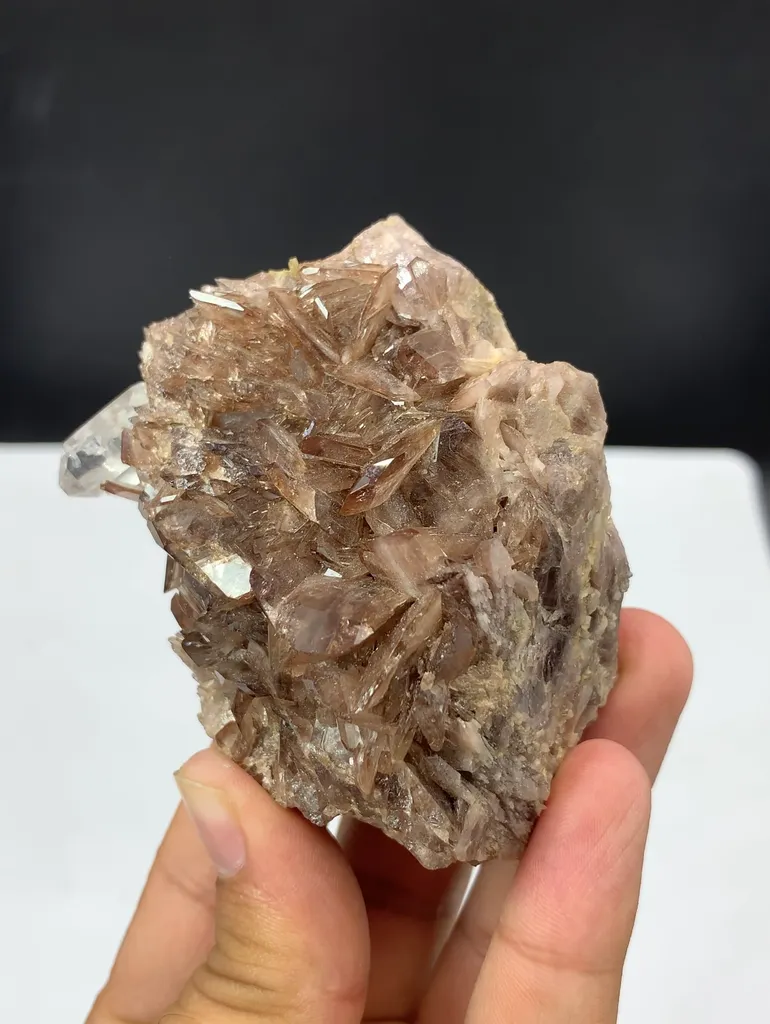 Natural Terminated Axinite Cluster With Quartz, Axinite Specimen, Raw Axinite, Rare Axinite, Axinite Stone, Minerals Specimen From Skardu - - image 4
