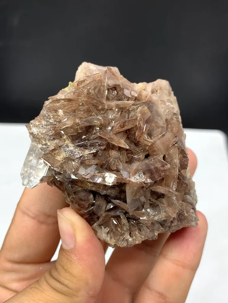 Natural Terminated Axinite Cluster With Quartz, Axinite Specimen, Raw Axinite, Rare Axinite, Axinite Stone, Minerals Specimen From Skardu - - image 9