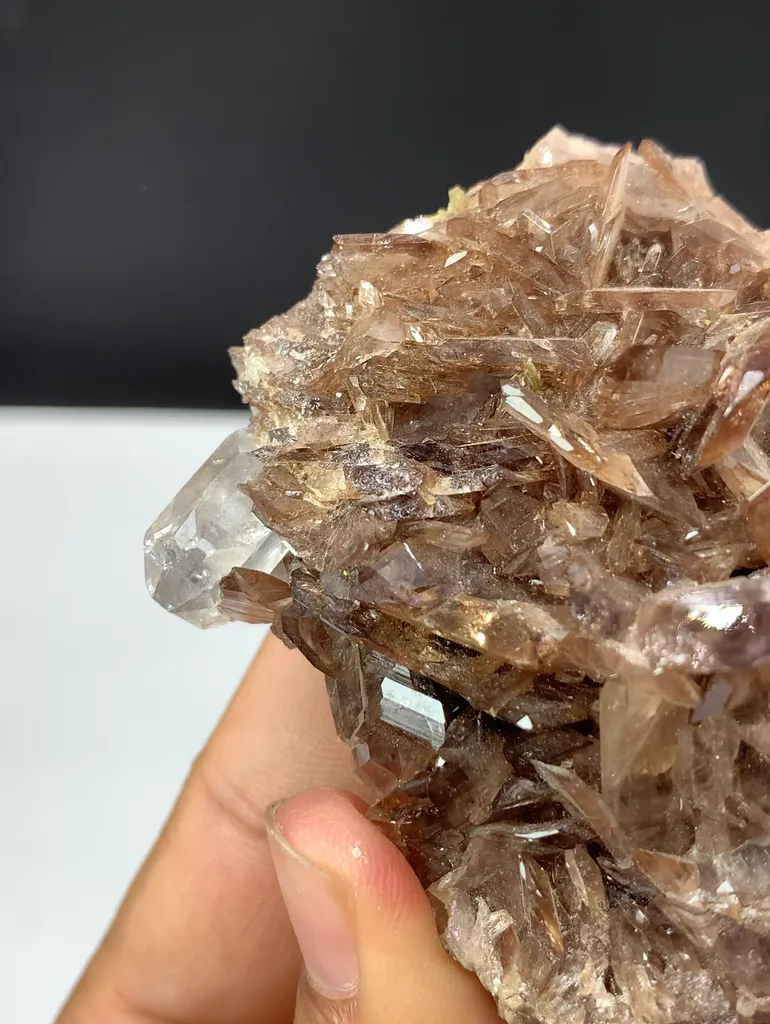 Natural Terminated Axinite Cluster With Quartz, Axinite Specimen, Raw Axinite, Rare Axinite, Axinite Stone, Minerals Specimen From Skardu - - image 6