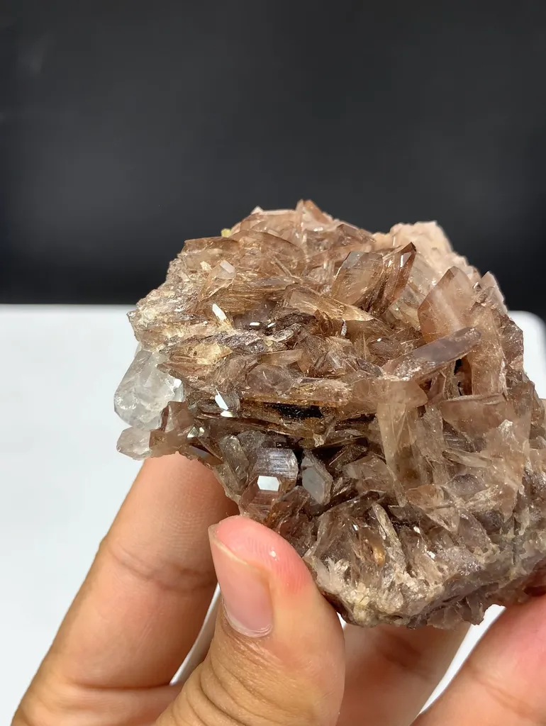 Natural Terminated Axinite Cluster With Quartz, Axinite Specimen, Raw Axinite, Rare Axinite, Axinite Stone, Minerals Specimen From Skardu - - image 7