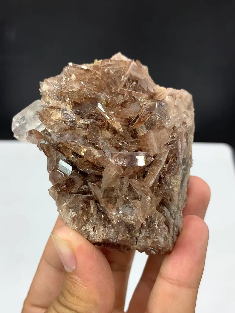 Natural Terminated Axinite Cluster With Quartz, Axinite Specimen, Raw Axinite, Rare Axinite, Axinite Stone, Minerals Specimen From Skardu - - image 3