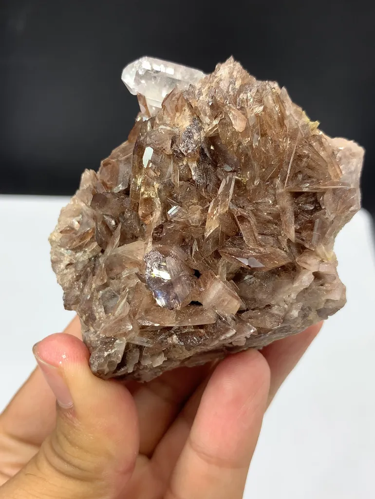 Natural Terminated Axinite Cluster With Quartz, Axinite Specimen, Raw Axinite, Rare Axinite, Axinite Stone, Minerals Specimen From Skardu - - image 8