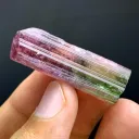 Natural terminated Bicolor Tourmaline Crystal from Afghanistan - image 3