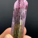 Natural terminated Bicolor Tourmaline Crystal from Afghanistan - image 5