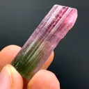 Natural terminated Bicolor Tourmaline Crystal from Afghanistan - image 2
