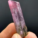 Natural terminated Bicolor Tourmaline Crystal from Afghanistan - image 7