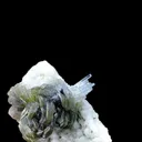Natural Terminated Blue Aquamarine Bunch With Mica And Feldspar, Aquamarine Specimen, Raw Aquamarine, Minerals Specimen From Nagar - 38 gm - image 3