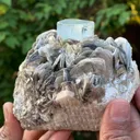 Natural Terminated Blue Aquamarine Crystal With Muscovite Mica, Aquamarine Specimen, Raw Aquamarine, Minerals Specimen From Nagar - - image 6