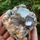 Natural Terminated Blue Aquamarine Crystal With Muscovite Mica, Aquamarine Specimen, Raw Aquamarine, Minerals Specimen From Nagar - - image 10