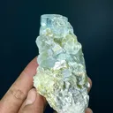 Natural Terminated Blue Aquamarine Crystals With Muscovite Mica, Aquamarine Specimen, Raw Aquamarine, Minerals Specimen From Nagar - image 4