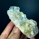 Natural Terminated Blue Aquamarine Crystals With Muscovite Mica, Aquamarine Specimen, Raw Aquamarine, Minerals Specimen From Nagar - image 6