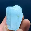 Natural Terminated Cloudy Inclusion Aquamarine Crystal , Aquamarine Specimen, Raw Aquamarine, Minerals Specimen From Shigar Pakistan - - image 5