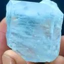Natural Terminated Cloudy Inclusion Aquamarine Crystal , Aquamarine Specimen, Raw Aquamarine, Minerals Specimen From Shigar Pakistan - - image 4