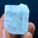 Natural Terminated Cloudy Inclusion Aquamarine Crystal , Aquamarine Specimen, Raw Aquamarine, Minerals Specimen From Shigar Pakistan - - image 3