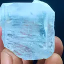 Natural Terminated Cloudy Inclusion Aquamarine Crystal , Aquamarine Specimen, Raw Aquamarine, Minerals Specimen From Shigar Pakistan - - image 1