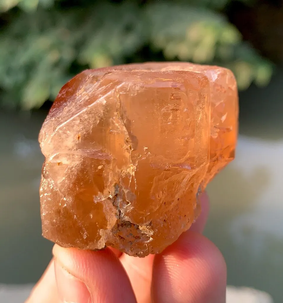 natural Terminated Etched Topaz Crystal mineral specimen form Pakistan - image 3