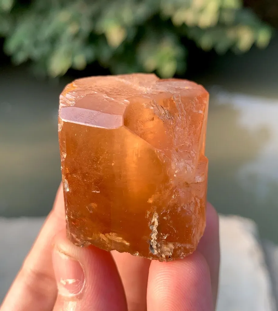 natural Terminated Etched Topaz Crystal mineral specimen form Pakistan - image 5