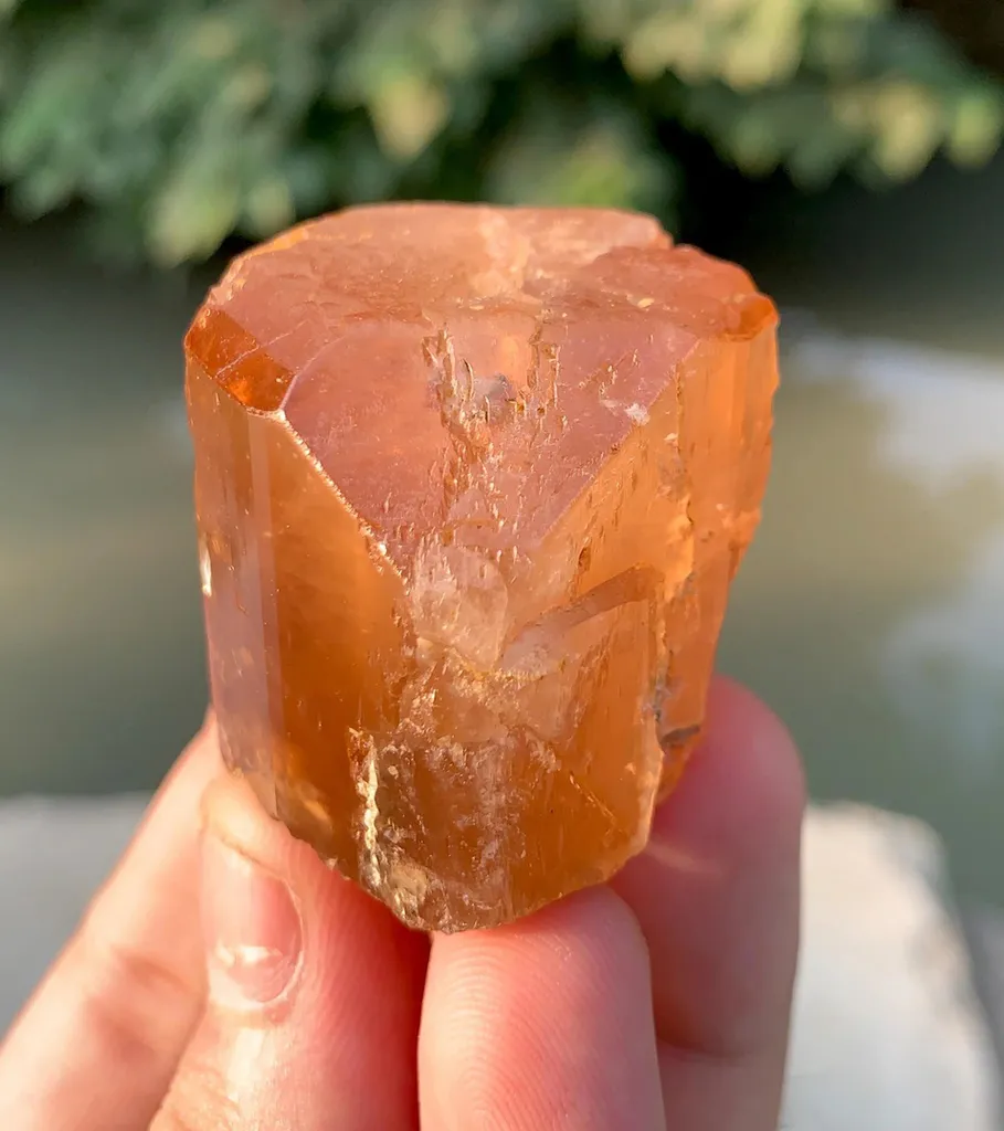 natural Terminated Etched Topaz Crystal mineral specimen form Pakistan - image 6
