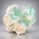 Natural Terminated Green Fluorite Crystal on Matrix, Translucent Fluorite Specimen, Raw Mineral Specimen - image 3