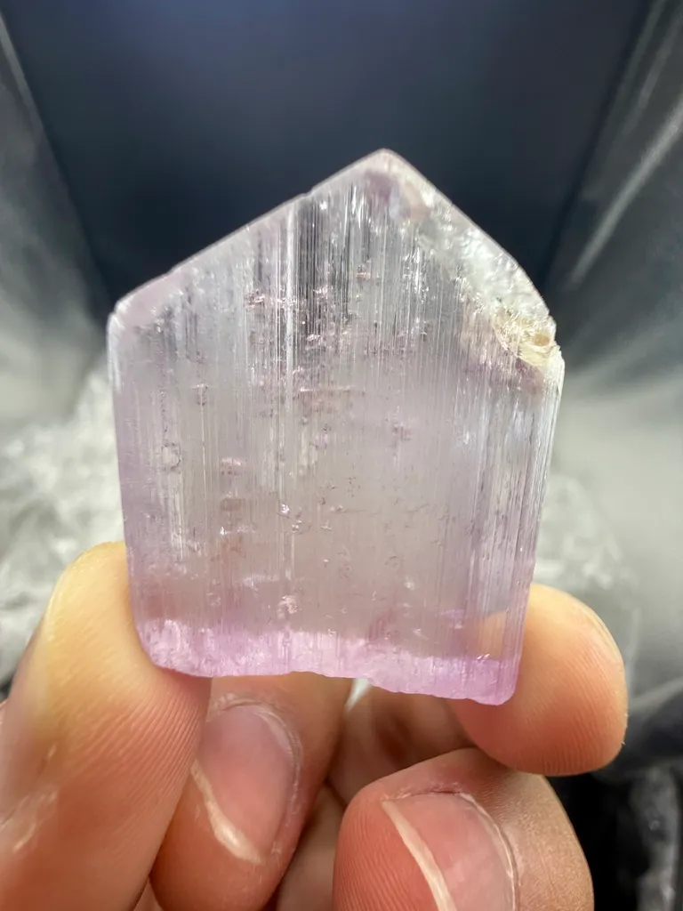 Natural Terminated  Kunzite Crystal from Afghanistan  Mineral Collector Crystal - image 5