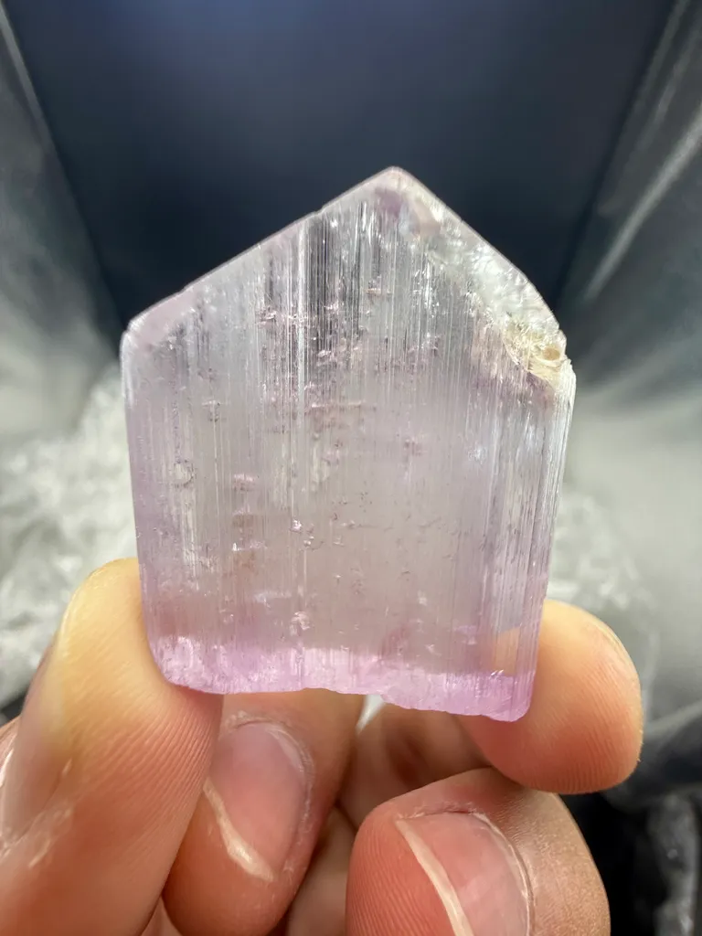 Natural Terminated  Kunzite Crystal from Afghanistan  Mineral Collector Crystal - image 2
