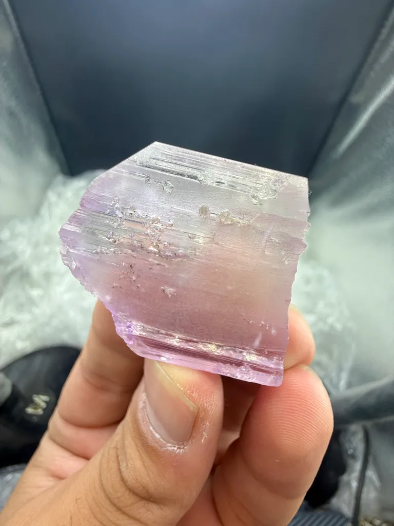 Natural Terminated  Kunzite Crystal from Afghanistan  Mineral Collector Crystal - image 7