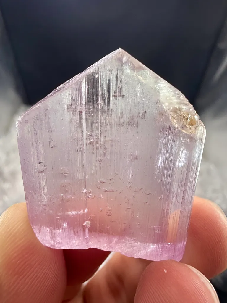 Natural Terminated  Kunzite Crystal from Afghanistan  Mineral Collector Crystal - image 3