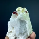 Natural Terminated Spessartine Garnet Crystals On Feldspar, Garnet Specimen, Orange Garnet, Minerals Specimen From Pakistan - - image 8