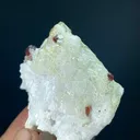 Natural Terminated Spessartine Garnet Crystals On Feldspar, Garnet Specimen, Orange Garnet, Minerals Specimen From Pakistan - - image 5
