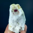 Natural Terminated Spessartine Garnet Crystals On Feldspar, Garnet Specimen, Orange Garnet, Minerals Specimen From Pakistan - - image 1