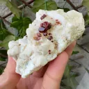 Natural Terminated Spessartine Garnet Crystals On Feldspar, Garnet Specimen, Orange Garnet, Minerals Specimen From Pakistan - - image 6