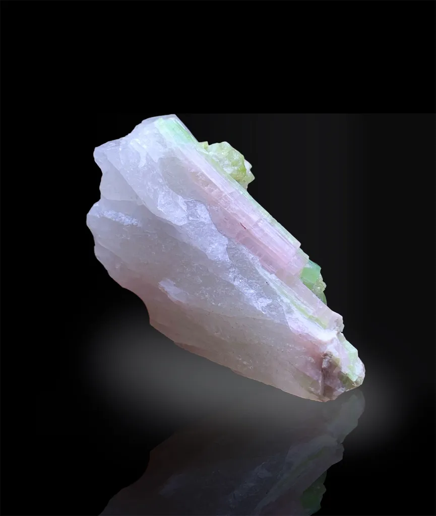 Natural Terminated Watermelon Tourmaline Crystals With Quartz, Tourmaline Specimen, Raw Tourmaline, Minerals Specimen From Afghanistan - - image 2
