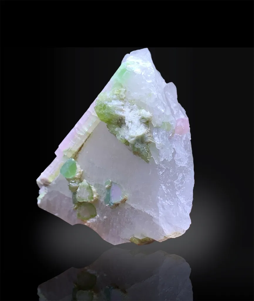 Natural Terminated Watermelon Tourmaline Crystals With Quartz, Tourmaline Specimen, Raw Tourmaline, Minerals Specimen From Afghanistan - - image 4