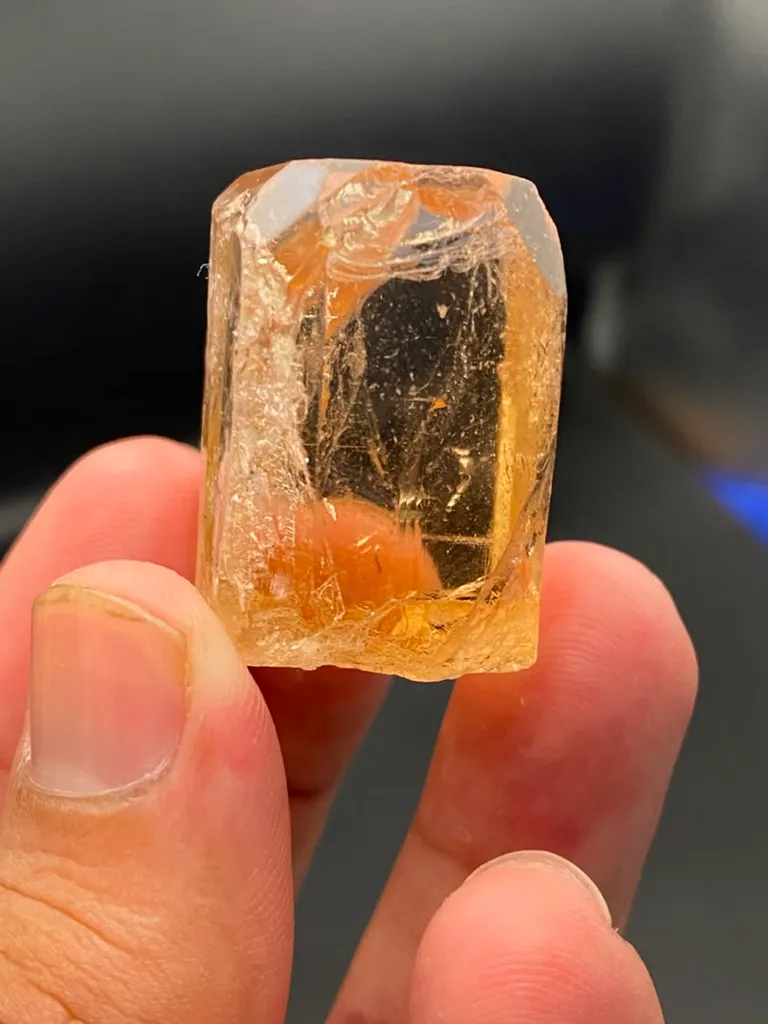 Natural Topaz Crystal 49 Grams Faceted Grade from Pakistan, Gilgit-Baltistan, Shigar District, Basha Valley image