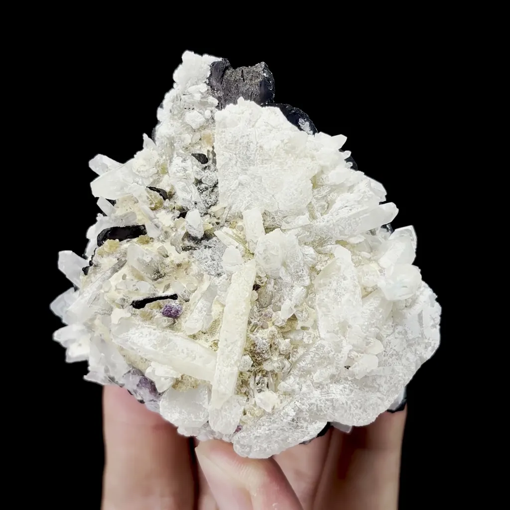 Natural Tourmaline and Quartz Mineral Specimen,High Quality Specimen,INNER MONGOLIA,CHINA(70*70*40mm) - image 4