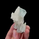 Natural Transparent Blue Cubic Fluorite and Calcite Mineral Specimen,High Quality Specimen,DA GUI SHAN,GUANGXI,CHINA(50*40*35mm) - image 1