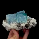 Natural Transparent Blue Cubic Fluorite Mineral Specimen,High Quality Specimen,ZHEJIANG,CHINA(107*60*60mm) - image 6